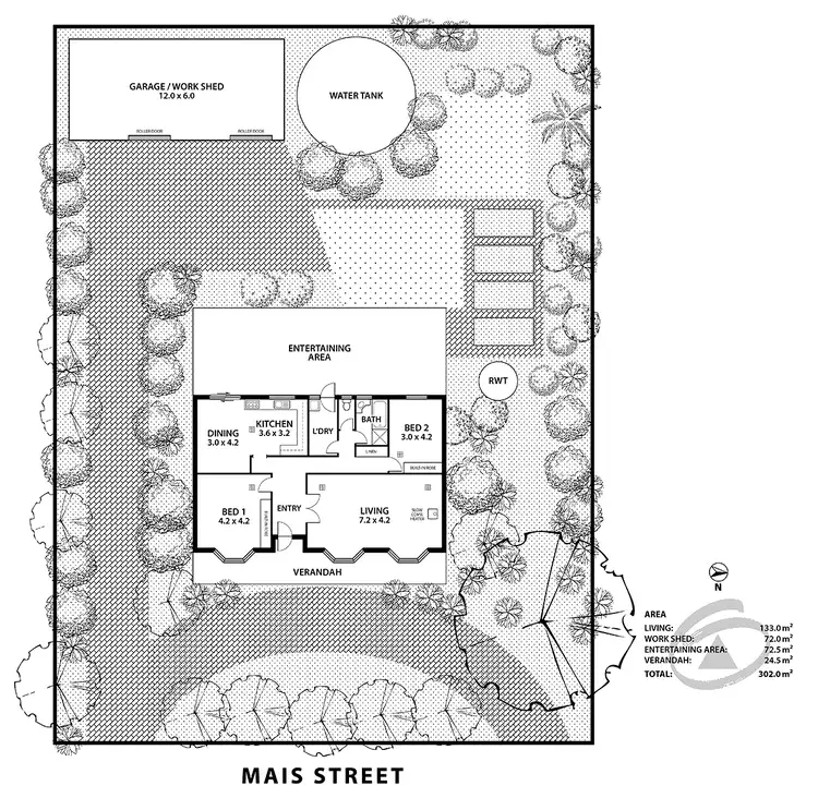 Floorplan of Homely house listing, 11A Mais Street, Nairne SA 5252