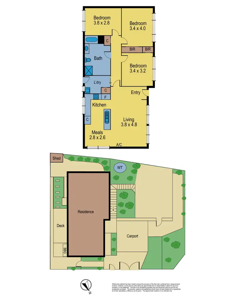 Floorplan of Homely house listing, 7 Charlotte Road, Boronia VIC 3155
