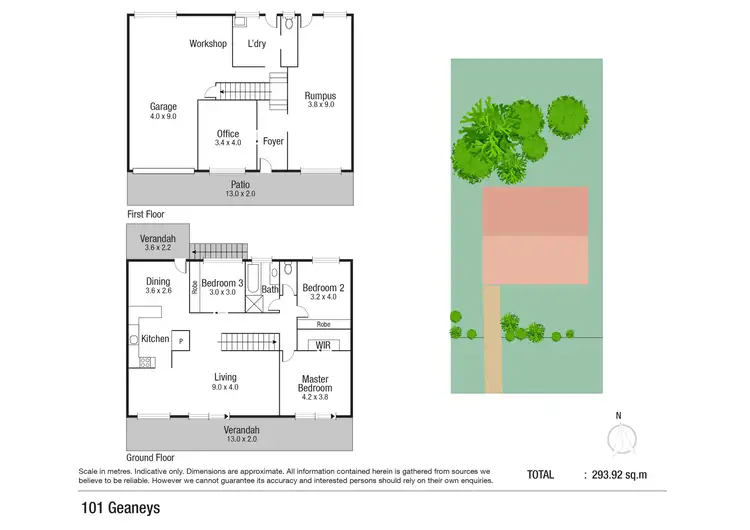 Floorplan of Homely house listing, 101 Geaney Lane, Deeragun QLD 4818
