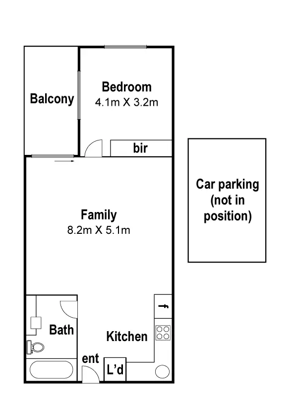 Floorplan of Homely apartment listing, Lot 104/1142 Mount Alexander Road, Essendon VIC 3040