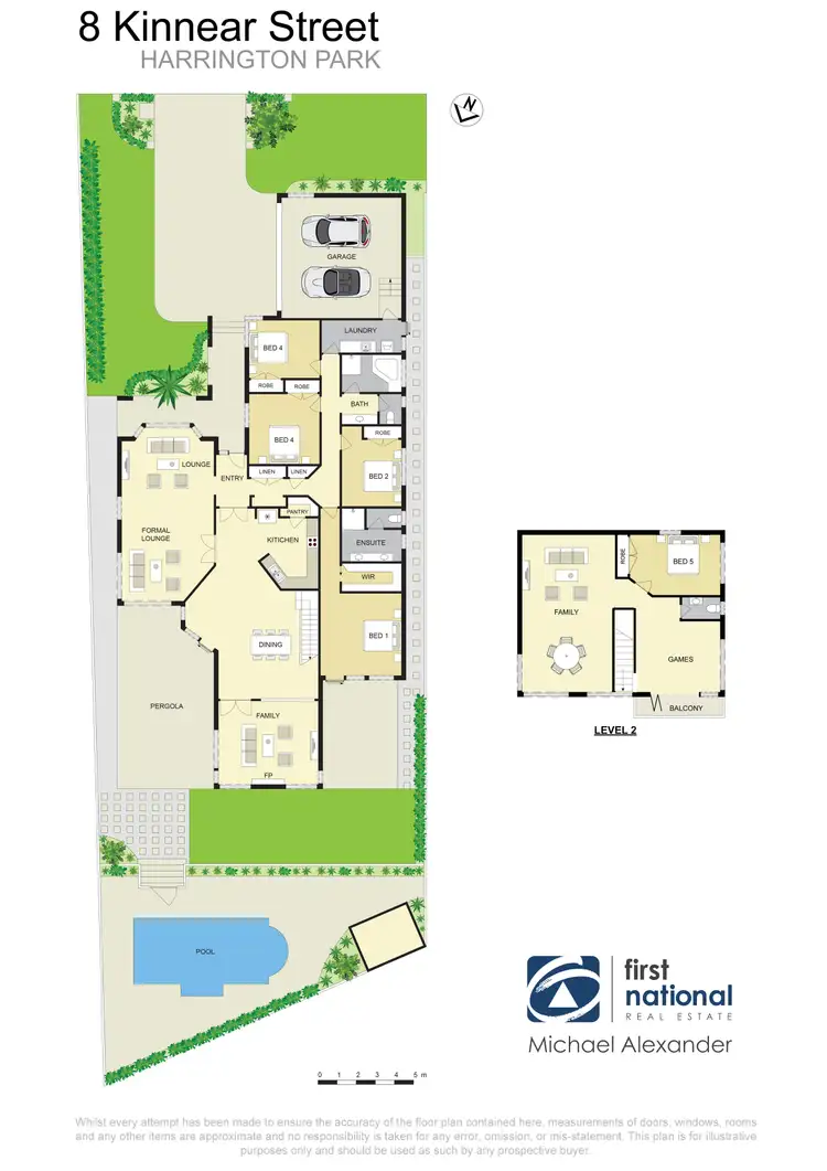 Floorplan of Homely house listing, 8 Kinnear Street, Harrington Park NSW 2567