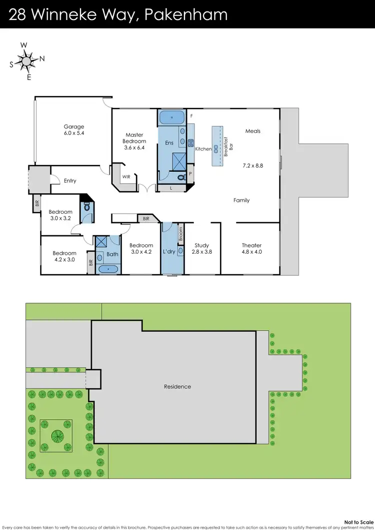 Floorplan of Homely house listing, 28 Winneke Way, Pakenham VIC 3810