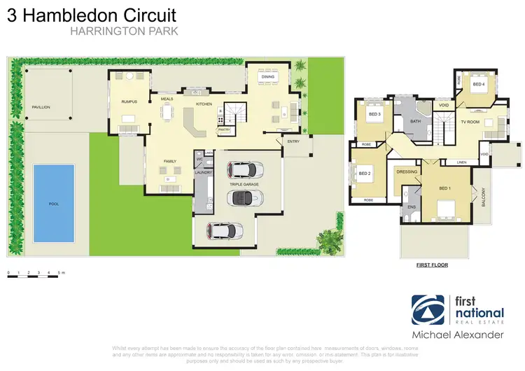 Floorplan of Homely house listing, 3 Hambledon Circuit, Harrington Park NSW 2567