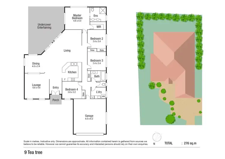 Floorplan of Homely house listing, 9 Teatree Court, Mount Louisa QLD 4814