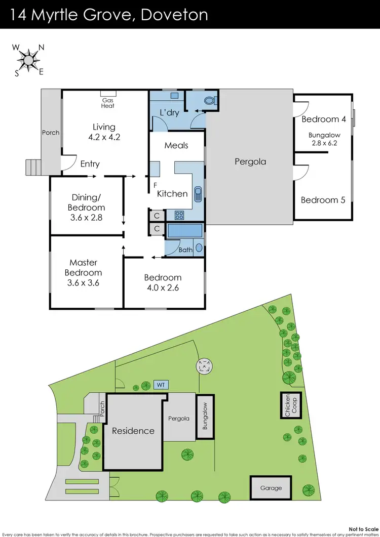 Floorplan of Homely house listing, 14 Myrtle Grove, Doveton VIC 3177