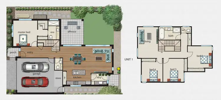 Floorplan of Homely townhouse listing, 167-169 Lincoln Road, Croydon VIC 3136