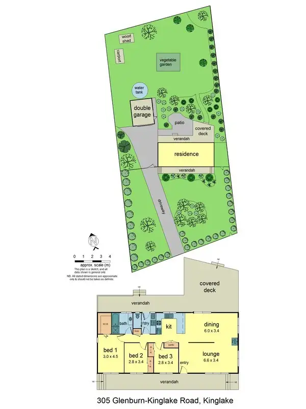 Floorplan of Homely house listing, 305 Glenburn/Kinglake Road, Kinglake VIC 3763
