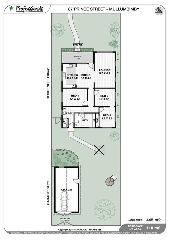 Floorplan of Homely house listing, 87 Prince Street, Mullumbimby NSW 2482