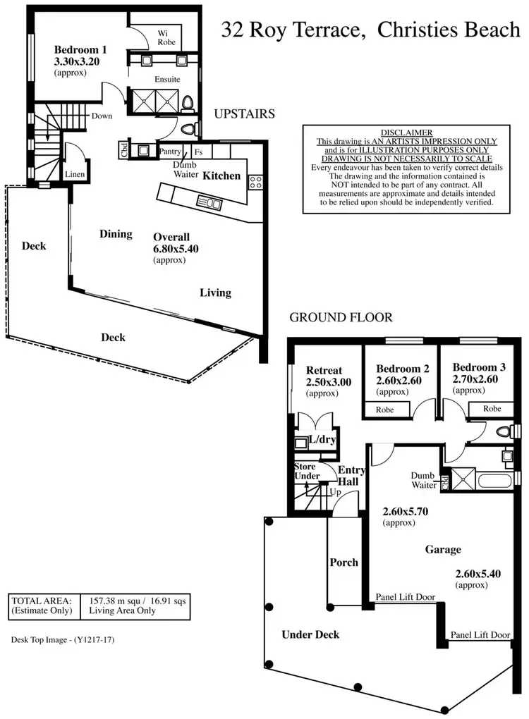Floorplan of Homely house listing, 32 Roy Terrace, Christies Beach SA 5165