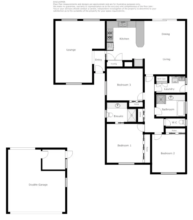 Floorplan of Homely house listing, 5 Panorama Drive, Mildura VIC 3500