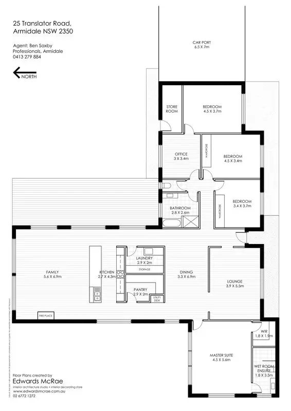 Floorplan of Homely house listing, 25 Translator Road, Armidale NSW 2350