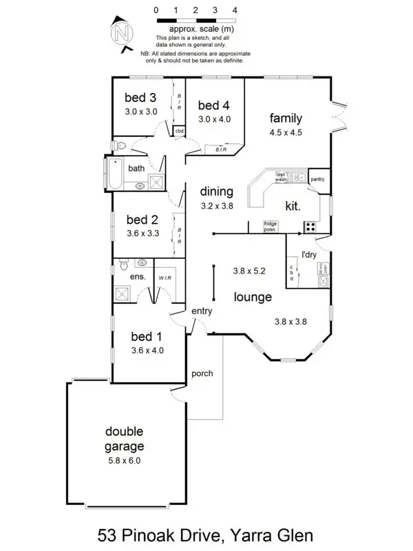 Floorplan of Homely house listing, 53 Pinoak Drive, Yarra Glen VIC 3775