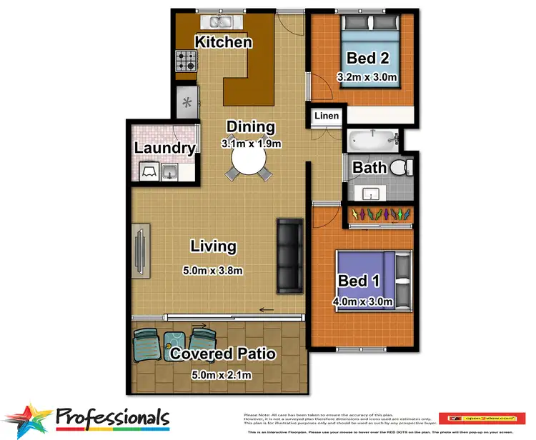 Floorplan of Homely unit listing, 12/9 Behan Street, Manunda QLD 4870