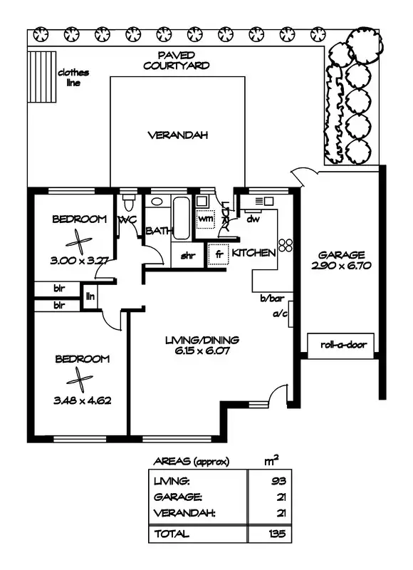 Floorplan of Homely house listing, 5/48 Rellum Road, Greenacres SA 5086