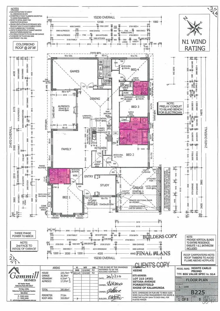 Floorplan of Homely house listing, 55 Setosa Drive, Forrestfield WA 6058