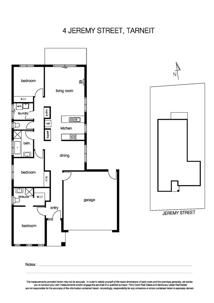 Floorplan of Homely house listing, 4 Jeremy Street, Tarneit VIC 3029