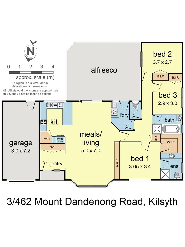 Floorplan of Homely house listing, 3/462 Mount Dandenong Road, Kilsyth VIC 3137