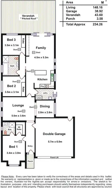 Floorplan of Homely house listing, 23 Semillon Crescent, Andrews Farm SA 5114
