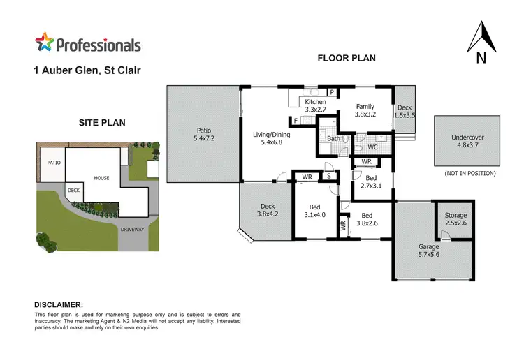Floorplan of Homely house listing, 1 Auber Glen, St Clair NSW 2759