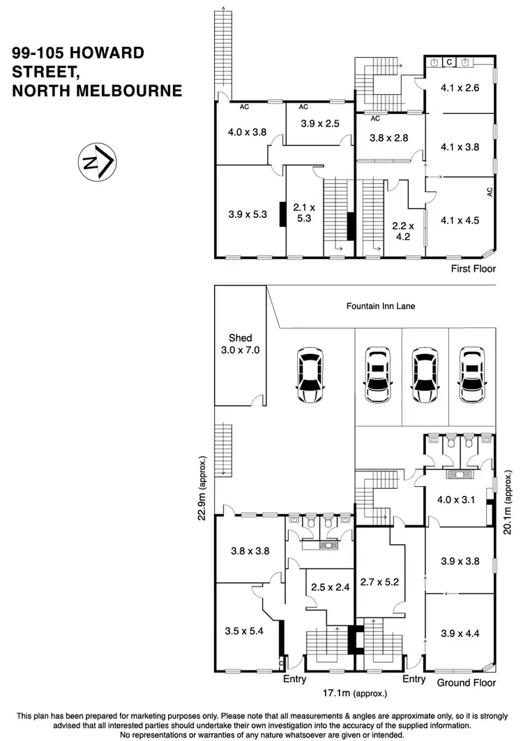 Floorplan of Homely land listing, 99-105 Howard Street, North Melbourne VIC 3051