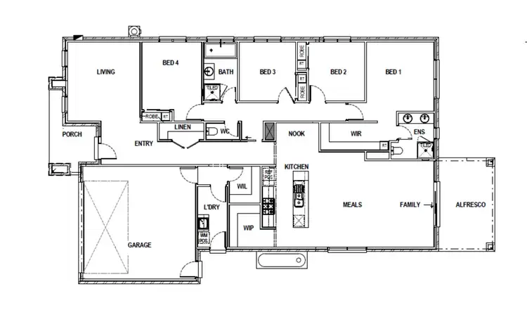 Floorplan of Homely house listing, Lot/24 - 4 Dairy Crescent, Maryborough VIC 3465