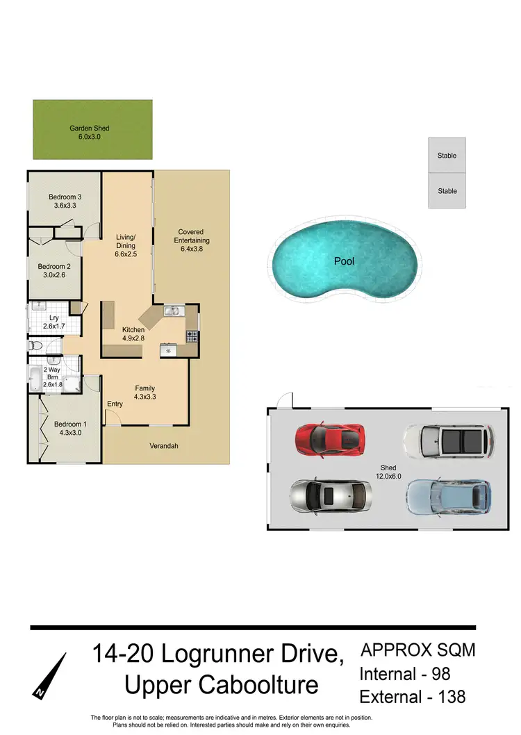 Floorplan of Homely rural property listing, 14-20 Logrunner Drive, Upper Caboolture QLD 4510