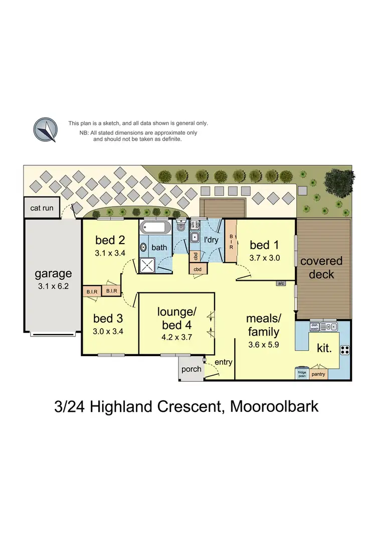 Floorplan of Homely unit listing, 3/24 Highland Crescent, Mooroolbark VIC 3138