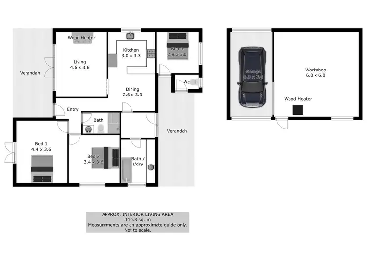 Floorplan of Homely house listing, 106 Thomas Mitchell Drive, Wodonga VIC 3690