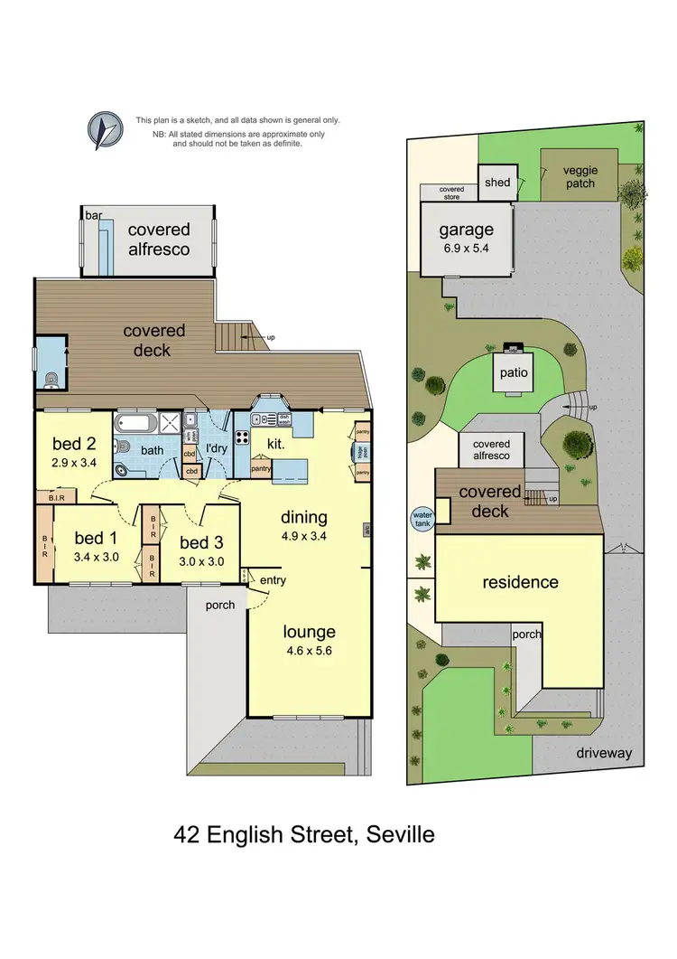 Floorplan of Homely house listing, 42 English Street, Seville VIC 3139