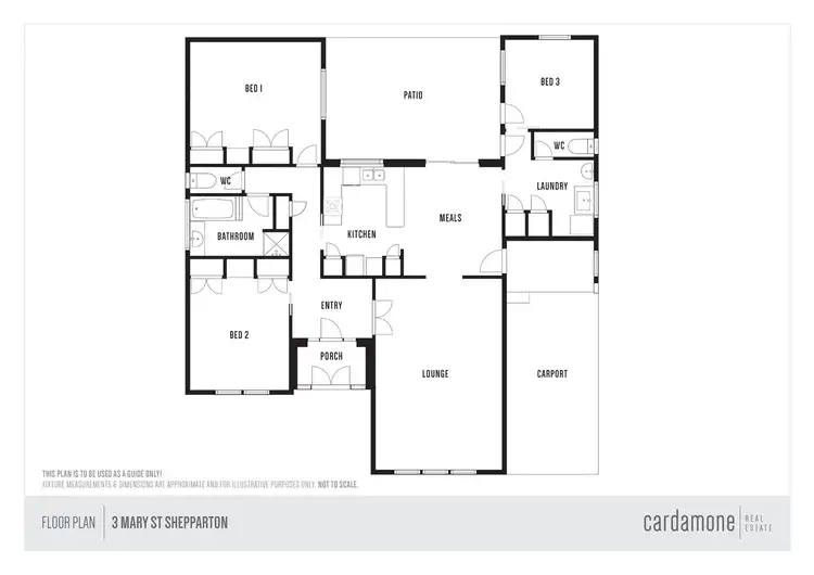 Floorplan of Homely house listing, 3 Mary Street, Shepparton VIC 3630