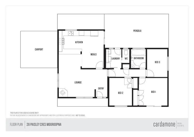 Floorplan of Homely house listing, 28 Paisley Crescent, Mooroopna VIC 3629