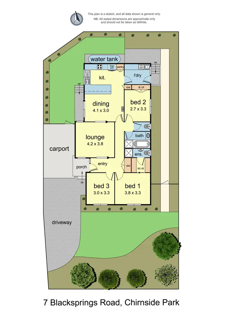 Floorplan of Homely house listing, 7 Black Springs Road, Chirnside Park VIC 3116