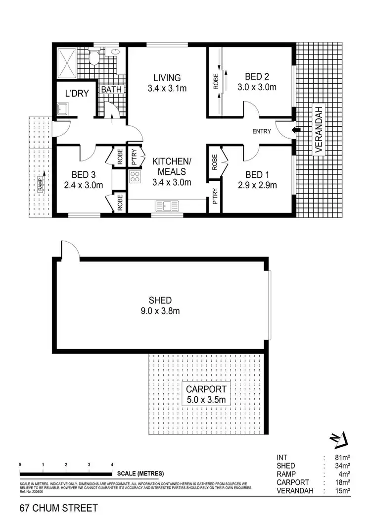 Floorplan of Homely house listing, 67 Chum Street, Golden Square VIC 3555