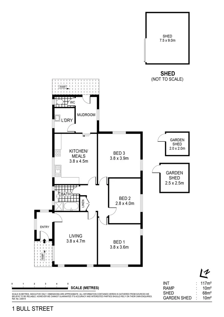 Floorplan of Homely house listing, 1 Bull Street, Dunolly VIC 3472