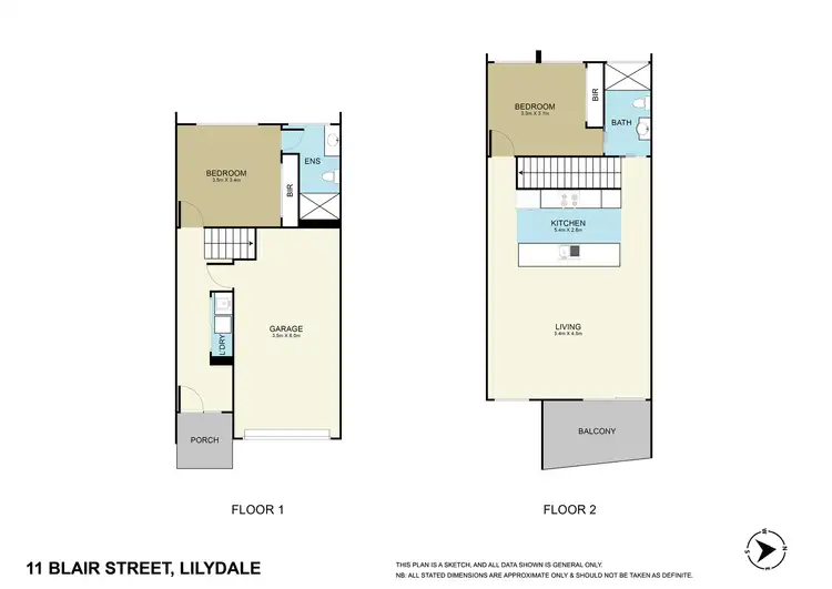 Floorplan of Homely townhouse listing, 5/11 Blair Street, Lilydale VIC 3140