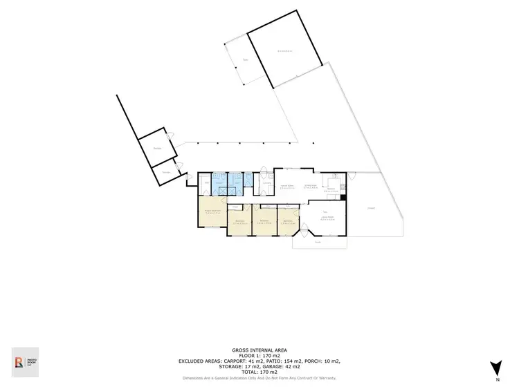 Floorplan of Homely house listing, 43 Homewood Drive, Mooroopna VIC 3629