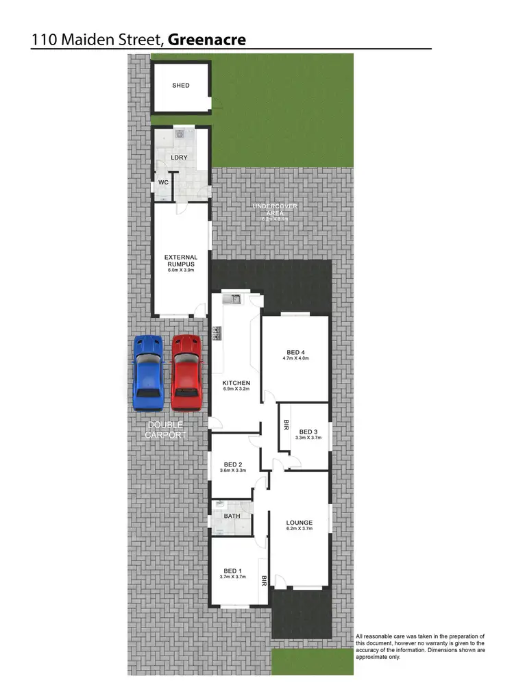 Floorplan of Homely house listing, 110 Maiden Street, Greenacre NSW 2190