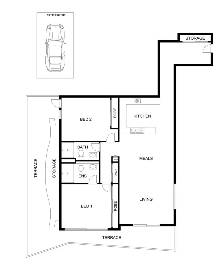Floorplan of Homely apartment listing, 6/1 Woodward Way, Caroline Springs VIC 3023