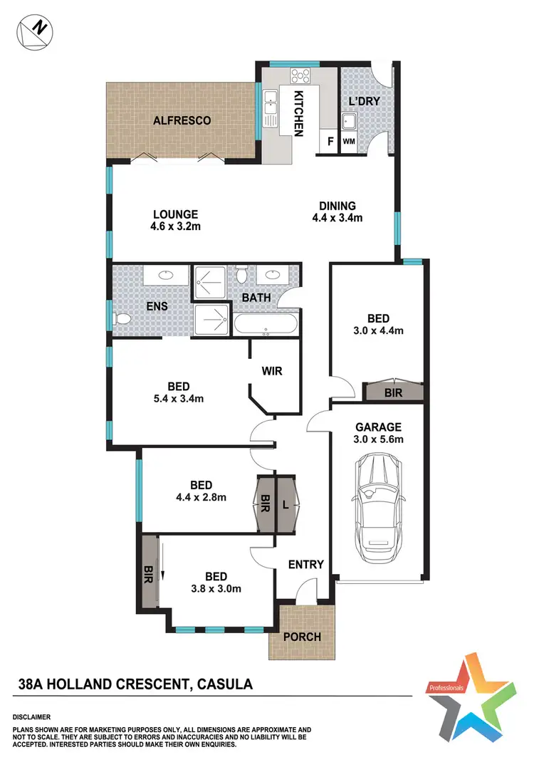 Floorplan of Homely house listing, 38A Holland Crescent, Casula NSW 2170