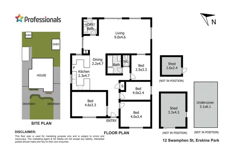 Floorplan of Homely house listing, 12 Swamphen Street, Erskine Park NSW 2759
