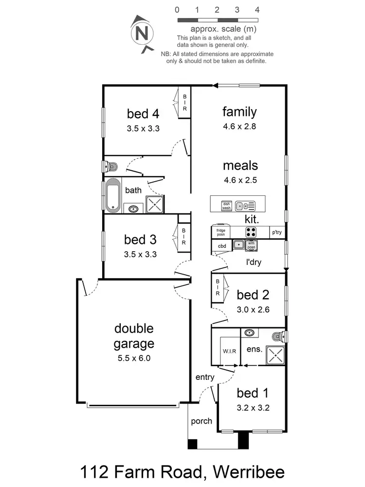 Floorplan of Homely house listing, 112 Farm Road, Werribee VIC 3030