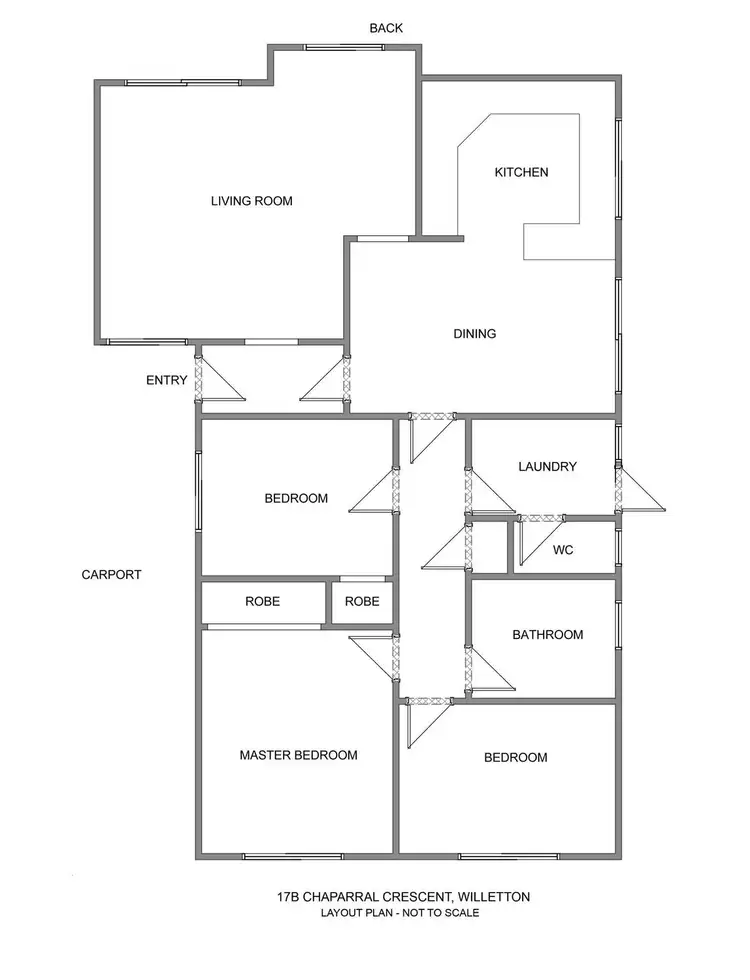 Floorplan of Homely house listing, B/17 Chaparral Crescent, Willetton WA 6155