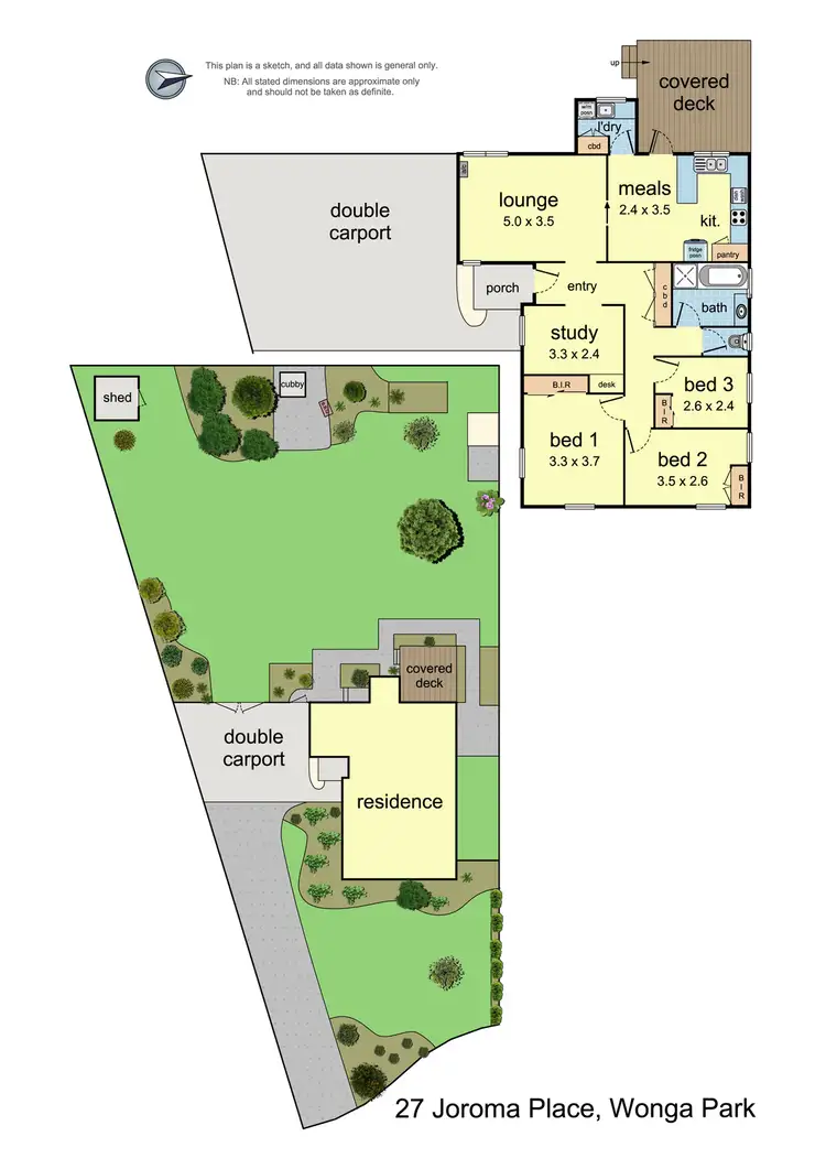 Floorplan of Homely house listing, 27 Joroma Place, Wonga Park VIC 3115