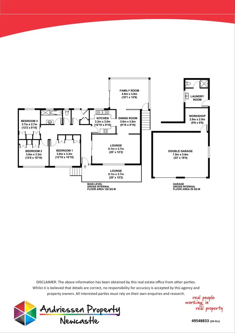 Floorplan of Homely house listing, 16 Bellevue Crescent, Cardiff NSW 2285