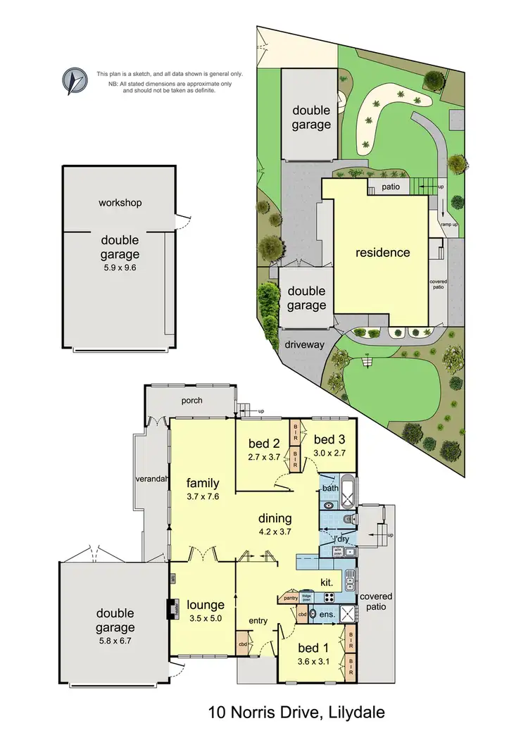 Floorplan of Homely house listing, 10 Norris Drive, Lilydale VIC 3140