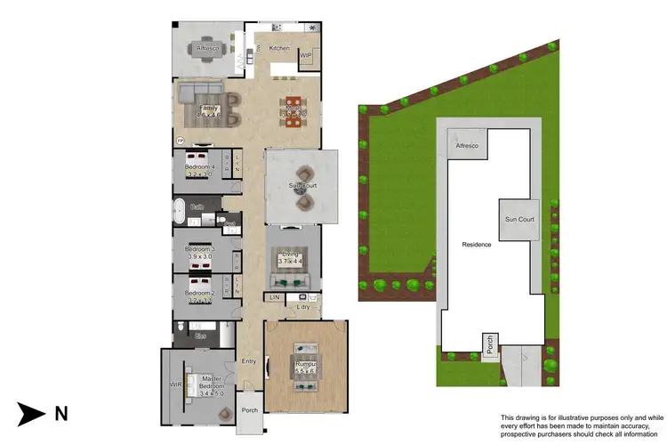 Floorplan of Homely house listing, 41 Huey Circuit, Cranbourne VIC 3977