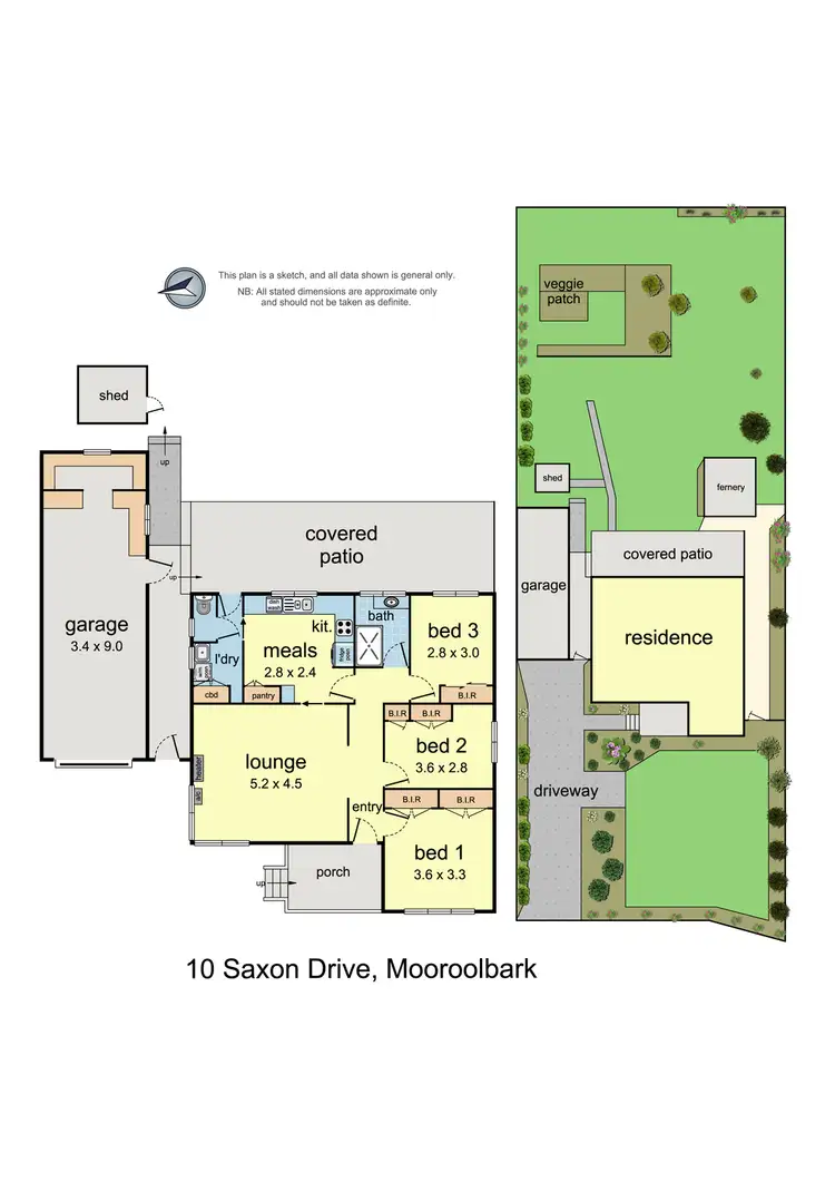 Floorplan of Homely house listing, 10 Saxon Drive, Mooroolbark VIC 3138