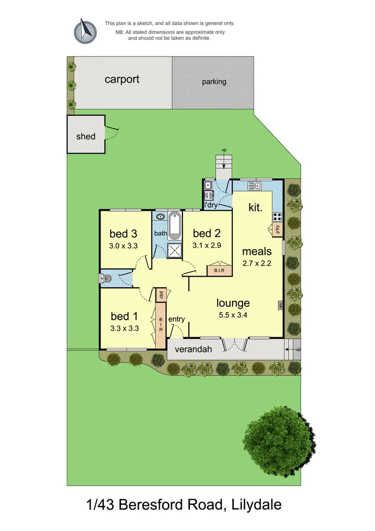 Floorplan of Homely house listing, 1/43 Beresford Road, Lilydale VIC 3140