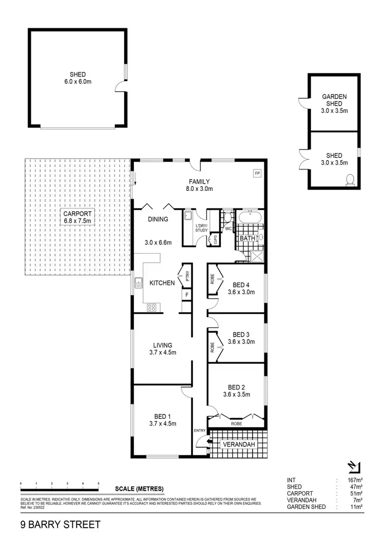 Floorplan of Homely house listing, 9 Barry Street, Maryborough VIC 3465