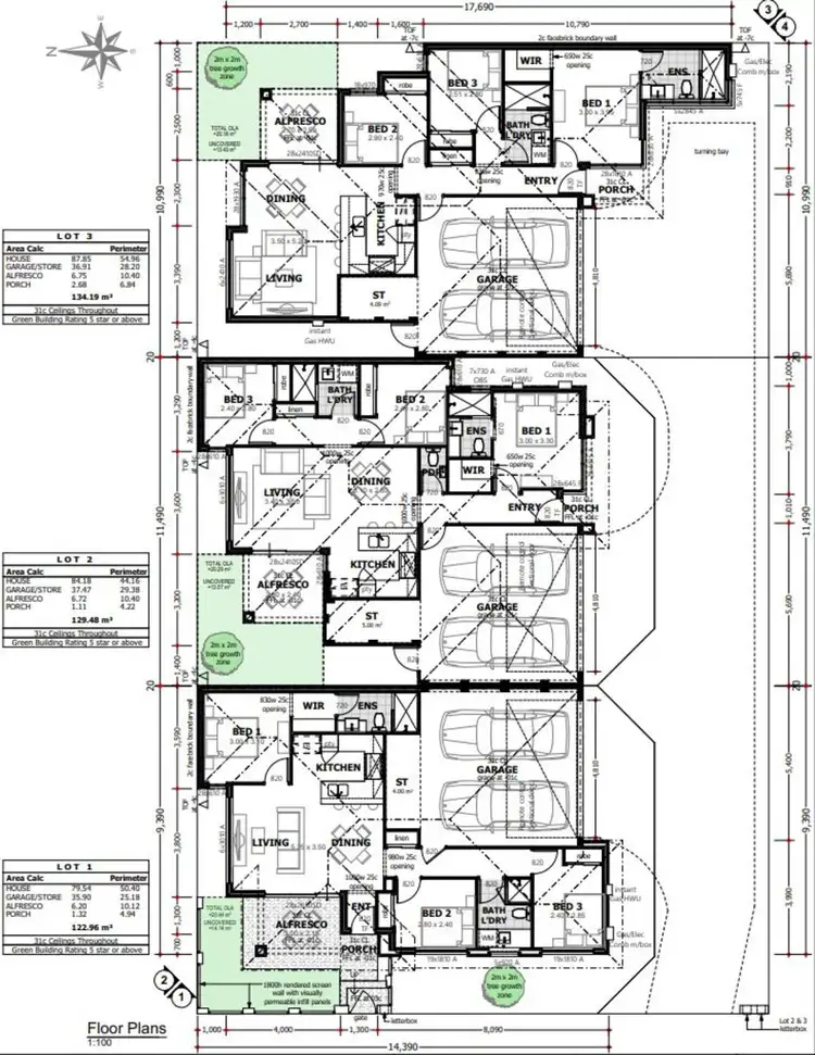 Floorplan of Homely house listing, A;B;C/63 Aveley Street, Willetton WA 6155